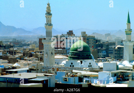 Medina Saudi Arabien Propheten Moschee Stockfoto