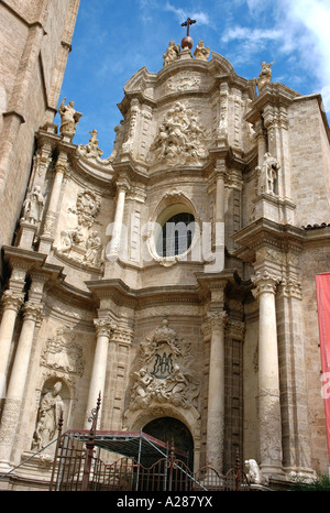 Plaza De La Reina Queen Square Valencia Comunitat Comunidad Valenciana Costa del Azahar España Spanien spanische Iberia Europe Stockfoto