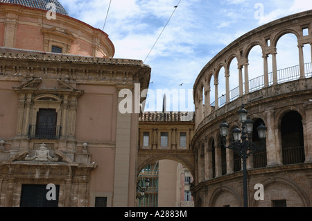 Plaza De La Virgen Jungfrau Quadrat Valencia Comunitat Comunidad Valenciana Costa del Azahar España Spanien spanische Iberia Europa Stockfoto