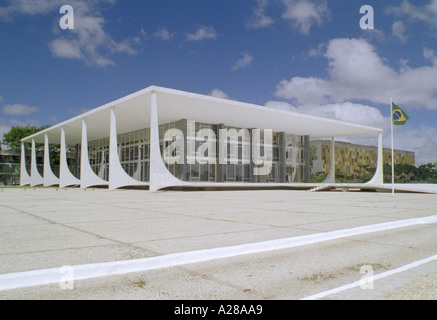 STF oberste Tribunal Bundesgebäude in drei Mächte Square in Brasilia Stockfoto