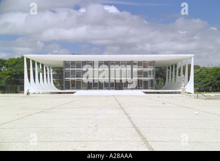 STF oberste Tribunal Bundesgebäude in drei Mächte Square in Brasilia Stockfoto