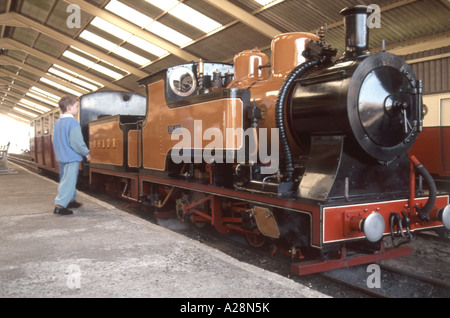 Romney, Hythe & Dymchurch Railway, Kent, England, Vereinigtes Königreich Stockfoto