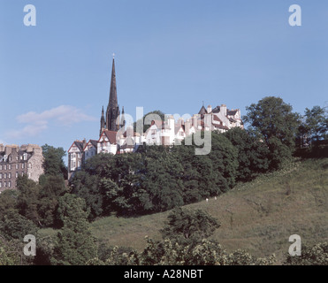 Mehrfamilienhäuser, Ramsay Gardens, Edinburgh, Schottland, Vereinigtes Königreich Stockfoto