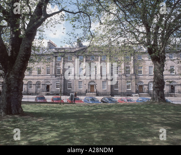 Georgische Häuser in Charlotte Square, neue Stadt, Edinburgh, Schottland, Vereinigtes Königreich Stockfoto