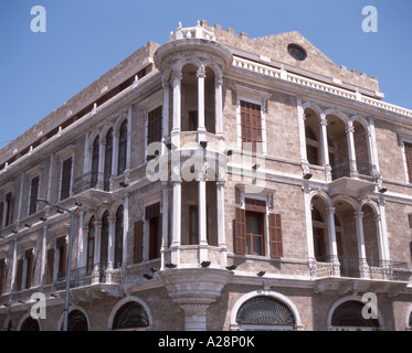 Koloniale Architektur, City Centre, Beirut, Beyrouth Governorate, der Libanesischen Republik Stockfoto