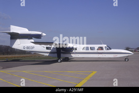 Britten-Norman BN-2A Mk3-2 Trislander Passagierflugzeug registriert G-BEDP.   GAV 2163-205 Stockfoto