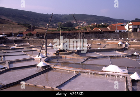 Salzbergwerke Rio Maior Portugal Stockfoto