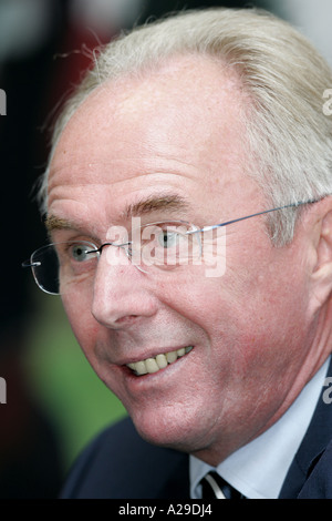 Portrait von Football Manager Sven Goran Eriksson. Stockfoto