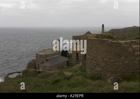 Zinn Levant mine Cornwall Stockfoto