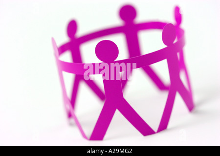 Hand halten zahlen Stockfoto