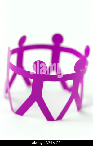 Hand halten zahlen Stockfoto