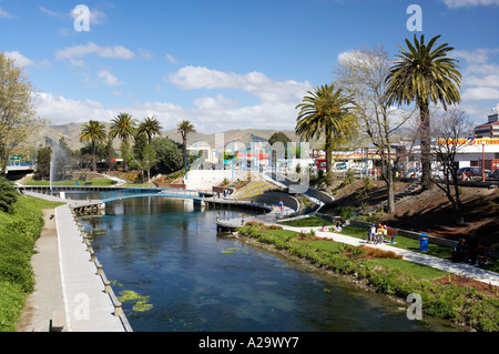 Riverside Park Taylor River Blenheim, Marlborough Südinsel Neuseeland Stockfoto