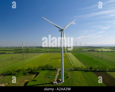 Windpark Parndorf Österreich Windräder Stockfoto