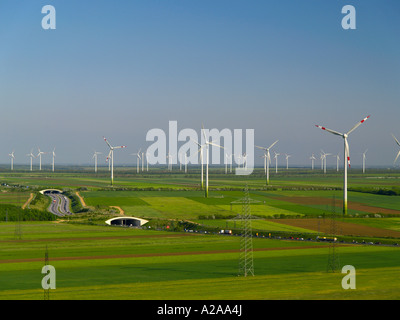 Windpark Parndorf Österreich Windräder Stockfoto