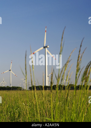 Windpark Parndorf, Österreich, Windräder Stockfoto