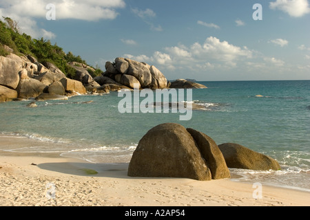 Thailand Ko Samui Ostküste Laem Nan Strand der Elefant Stein Felsformation Stockfoto