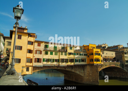 Ponte Vecchio Florenz Italien EU Europa Firenze Stockfoto