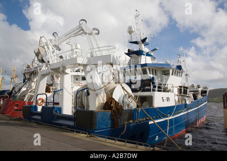 Angeln Fischkutter vertäut Dock im Hafen von internationalen Fischerhafen auf Beara Halbinsel Castletownbere County Cork Irland Stockfoto