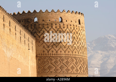 Der Turm von Arg-e Karim, auch genannt die Zitadelle von Karim Khan, Shiraz, Iran Stockfoto