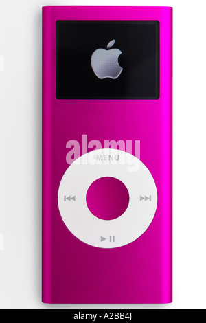 Pink Ipod nano Stockfoto