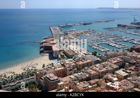 Küste Alicante Alacant Valencia Comunitat Comunidad Valenciana Costa Blanca Spanien iberischen Halbinsel Hispania España Europa Stockfoto