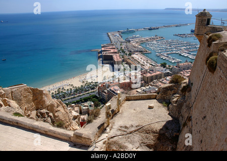 Küste Alicante Alacant Valencia Comunitat Comunidad Valenciana Costa Blanca Spanien iberischen Halbinsel Hispania España Europa Stockfoto