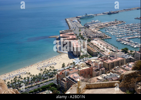 Küste Alicante Alacant Valencia Comunitat Comunidad Valenciana Costa Blanca Spanien iberischen Halbinsel Hispania España Europa Stockfoto