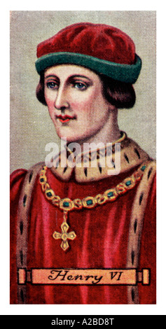 König Henry VI Haus von Lancaster Stockfoto