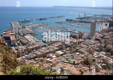 Küste Alicante Alacant Valencia Comunitat Comunidad Valenciana Costa Blanca Spanien iberischen Halbinsel Hispania España Europa Stockfoto