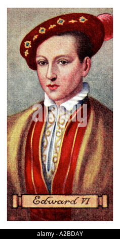 König Edward VI Hauses Tudor Stockfoto