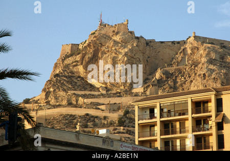 Sonnenuntergang Alicante Alacant Valencia Comunitat Comunidad Valenciana Costa Blanca Spanien iberischen Halbinsel Hispania España Europa Stockfoto