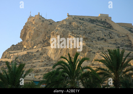 Sonnenuntergang Alicante Alacant Valencia Comunitat Comunidad Valenciana Costa Blanca Spanien iberischen Halbinsel Hispania España Europa Stockfoto