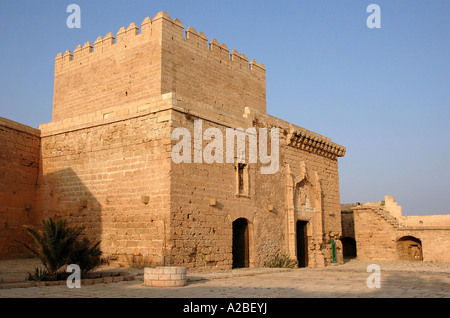 Blick auf die Festung Alcazaba Almería Almeria Andalusien Andalusien España Spanien Iberia Europa Stockfoto