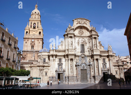 Catedral de Santa María Murcia Stadt Comunidad Autónoma De La Región de Murcia Spanien iberischen Halbinsel Hispania España Europa Stockfoto