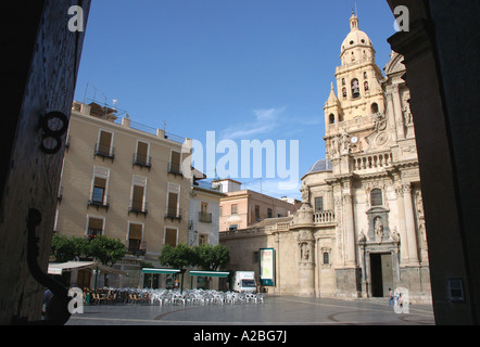 Catedral de Santa María Murcia Stadt Comunidad Autónoma De La Región de Murcia Spanien iberischen Halbinsel Hispania España Europa Stockfoto