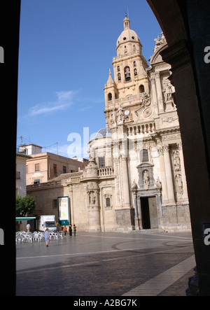 Catedral de Santa María Murcia Stadt Comunidad Autónoma De La Región de Murcia Spanien iberischen Halbinsel Hispania España Europa Stockfoto