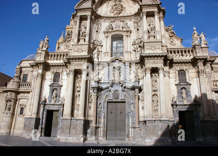 Catedral de Santa María Murcia Stadt Comunidad Autónoma De La Región de Murcia Spanien iberischen Halbinsel Hispania España Europa Stockfoto