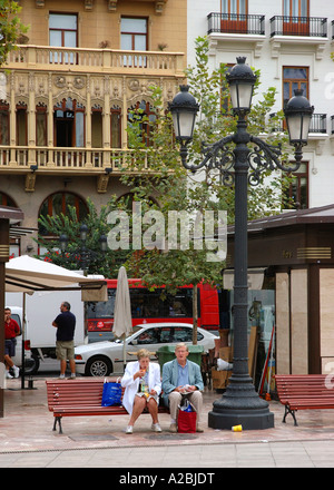 Plaza del Ayuntamiento Valencia Comunitat Comunidad Valenciana Costa del Azahar España Hispania Spanien iberischen Halbinsel Europa Stockfoto