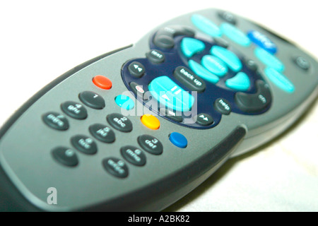 Fernbedienung für UK Sky plus Satelliten-TV-system Stockfoto