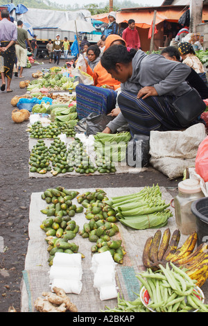 Indonesien, Gemüse am Markt Stockfoto