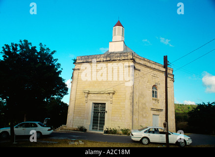 Parham Antigua St. Peters Anglican Church achteckiges Gebäude Stockfoto