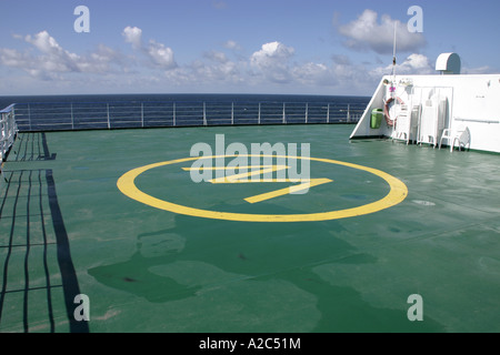 Brittany Ferries Fähren von Roscoff nach Plymouth Segeln Stockfoto