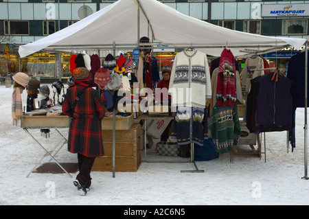 Marktplatz Kauppatori Pori-Finnland-EU Stockfoto