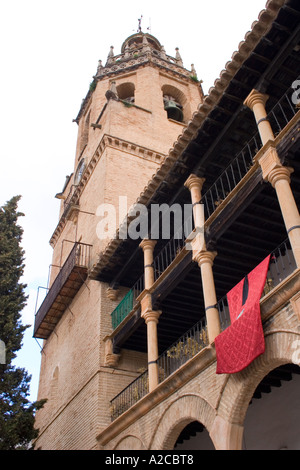 Kirche in Ronda, Spanien, April 2005. Stockfoto