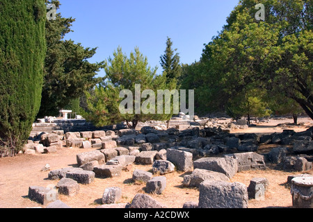 archäologische Ausgrabung von Asklepion alten medizinischen Schule des Hippokrates in cos Islans Dodekanes Griechenland Stockfoto