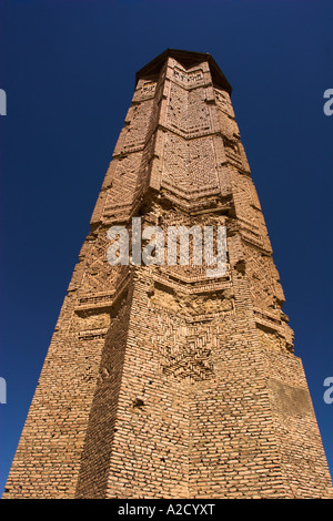 AFGHANISTAN Ghazni Minarett von Bahram Shah eine der beiden frühen 12. Jahrhundert Minarette gebaut andererseits durch Sultan Mas Ud 111 Stockfoto