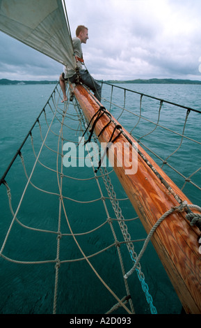 Windjammer-segeln Stockfoto