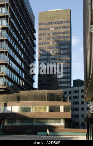 Bürogebäude in der City of London an Str. Helens piazza Stockfoto