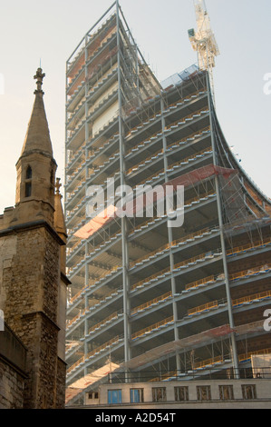 Die Willis Gebäude, 51 Lime Street im Bau in der City of London Dezember 2006 Stockfoto