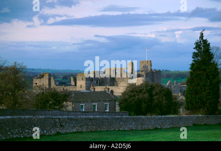 Middleham Castle ruins, Wensleydale, North Yorkshire, England, UK. Stockfoto